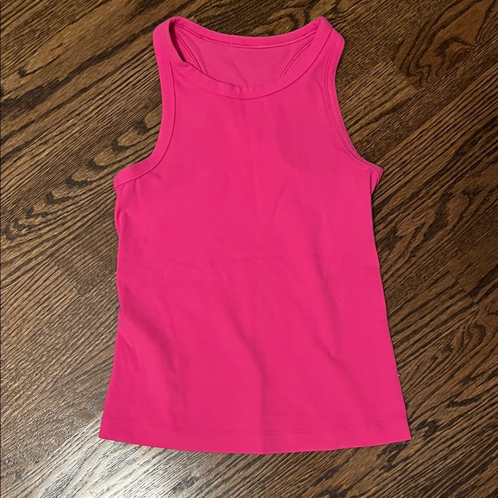 Lululemon Align Waist Length Sonic Pink Tank Top